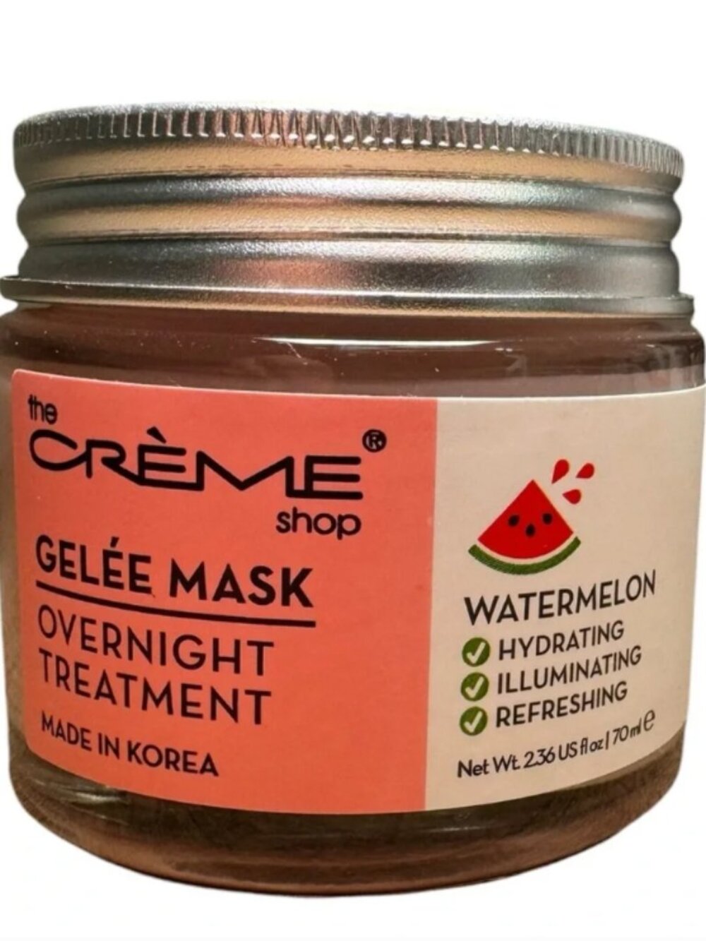 The Creme Shop Watermelon Gelée Mask Overnight Treatment - Pink